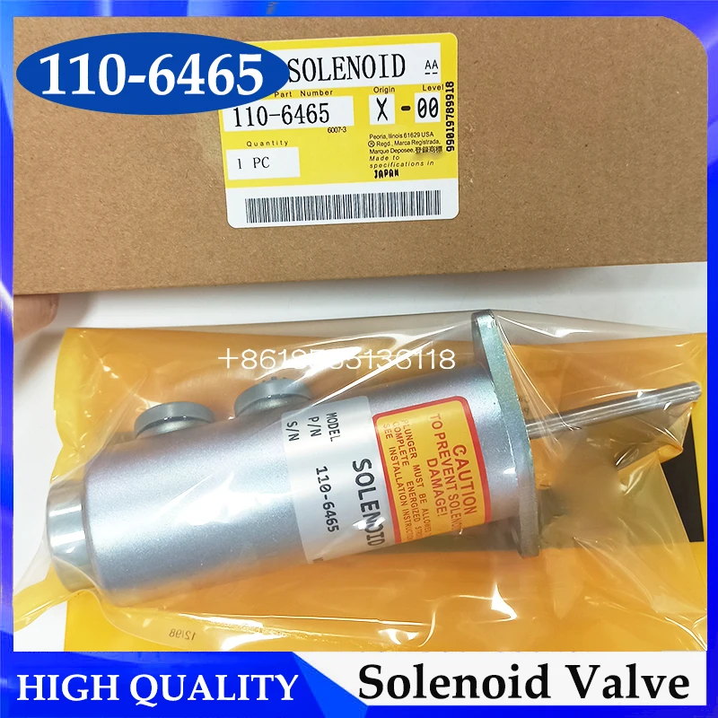 

Электромагнитный клапан остановки 12В 24В 110-6465 6T-4122 110-6464 110-6466 6T-4121 для строительной техники, запчасти для двигателей