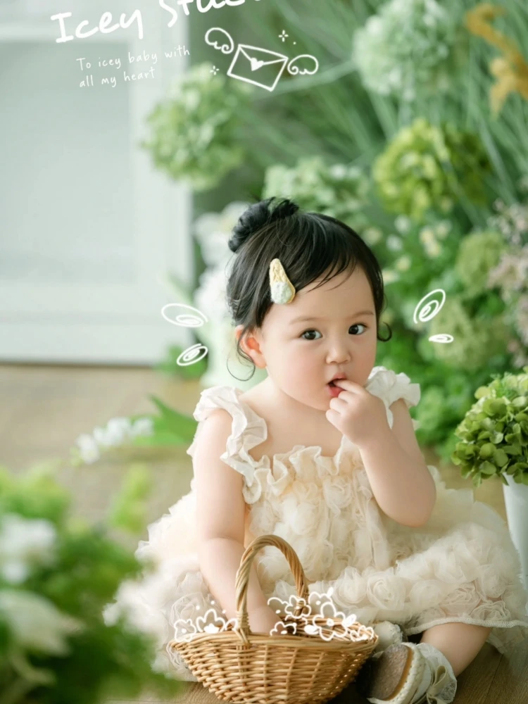 

Childrens photography clothing babys hundred day photo clothing props one year old babys photography clothing 신생아촬영