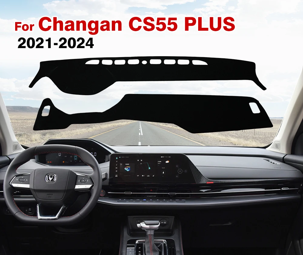 Für Changan CS55 PLUS 2021 2022 2023 2024 Dash Matte Sonnenschutz Anti-Uv Teppiche Auto Zubehör Auto Dashboard Abdeckung