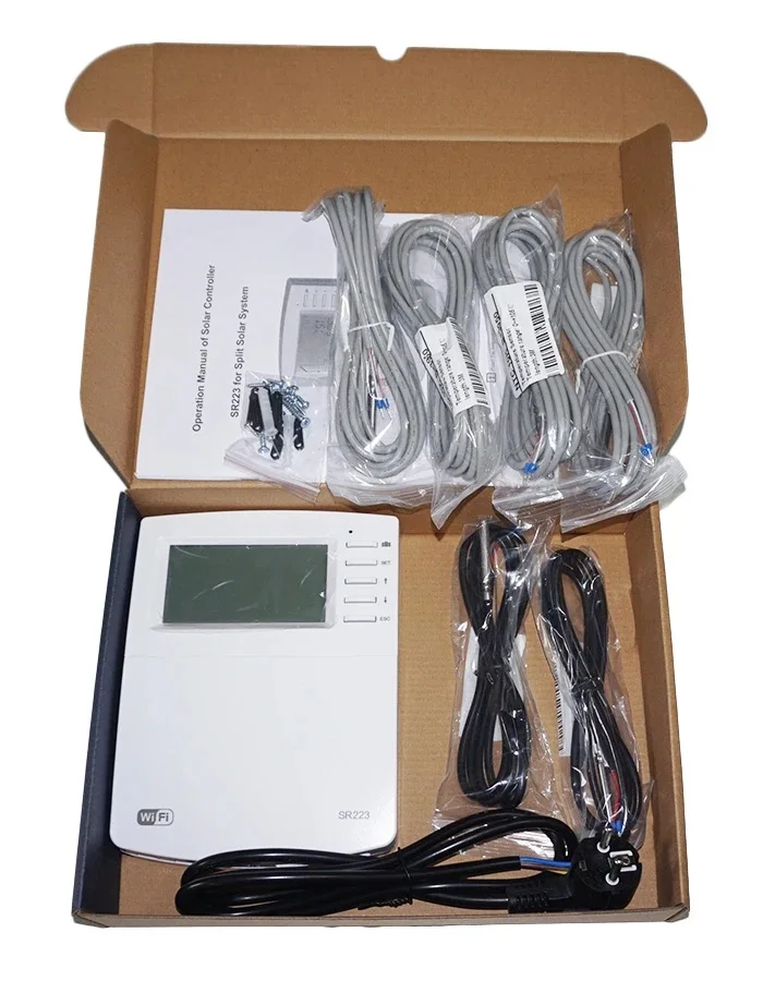 

2025 New Solar Controller SR223 For Multiple Split Solar Water Heating Systems,Mobile APP Control 485 Communication Interface