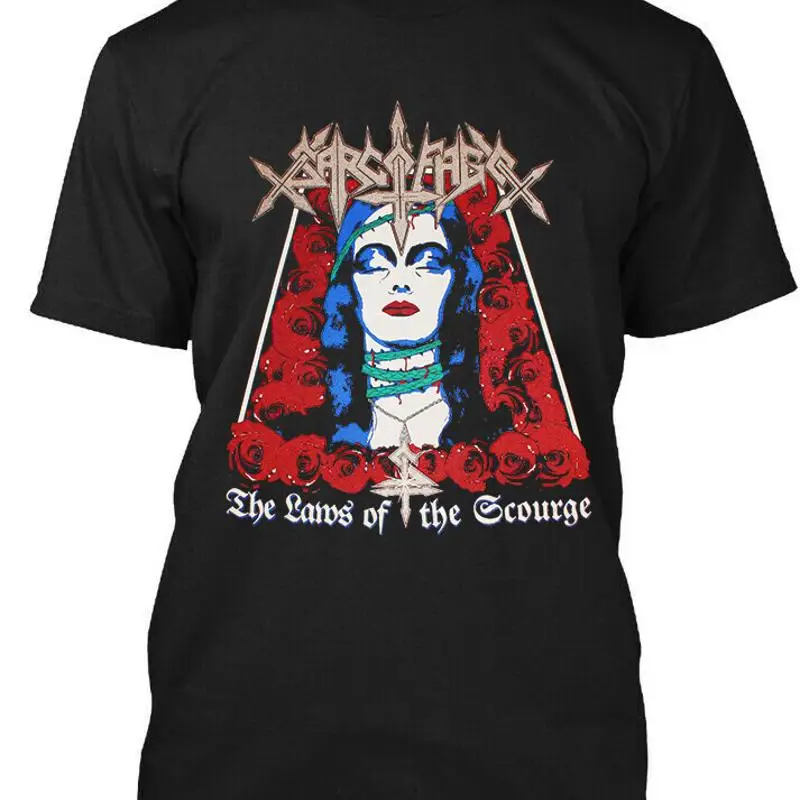 

New Popular Sarc Fago The Laws Of Scourge Brazil Black Music Logo T Shirt S 4Xl
