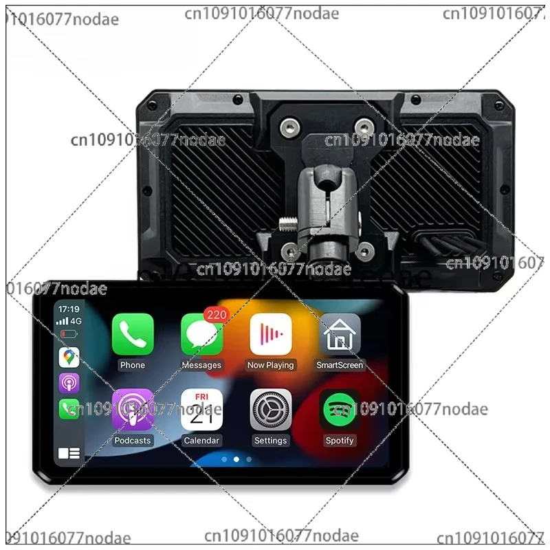 

M2 Pro мотоциклетная навигация CarPlay Android Auto с двойной записью видеорегистратора и 6-дюймовым сенсорным экраном, радар 77 ГГц, BSD