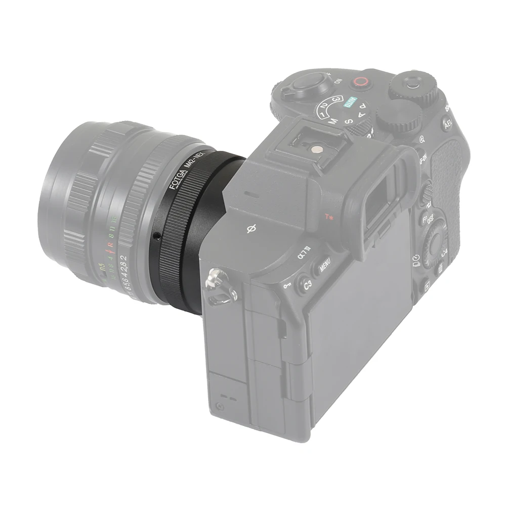 FOTGA อะแดปเตอร์แหวน/ไม่มี Baffle สําหรับ M42 42 มม.สกรูเลนส์สําหรับ Sony E-Mount A7CR A6700 A7CII A9III a7RIV อะแดปเตอร์กล้อง