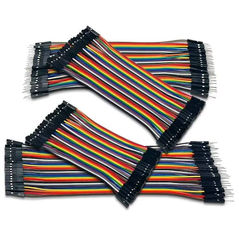 2.54mm Dupont Line 10CM 20CM 30CM 40Pin Male to Male + Male to Female and Female to Female Jumper Wire Dupont Cable for Arduino