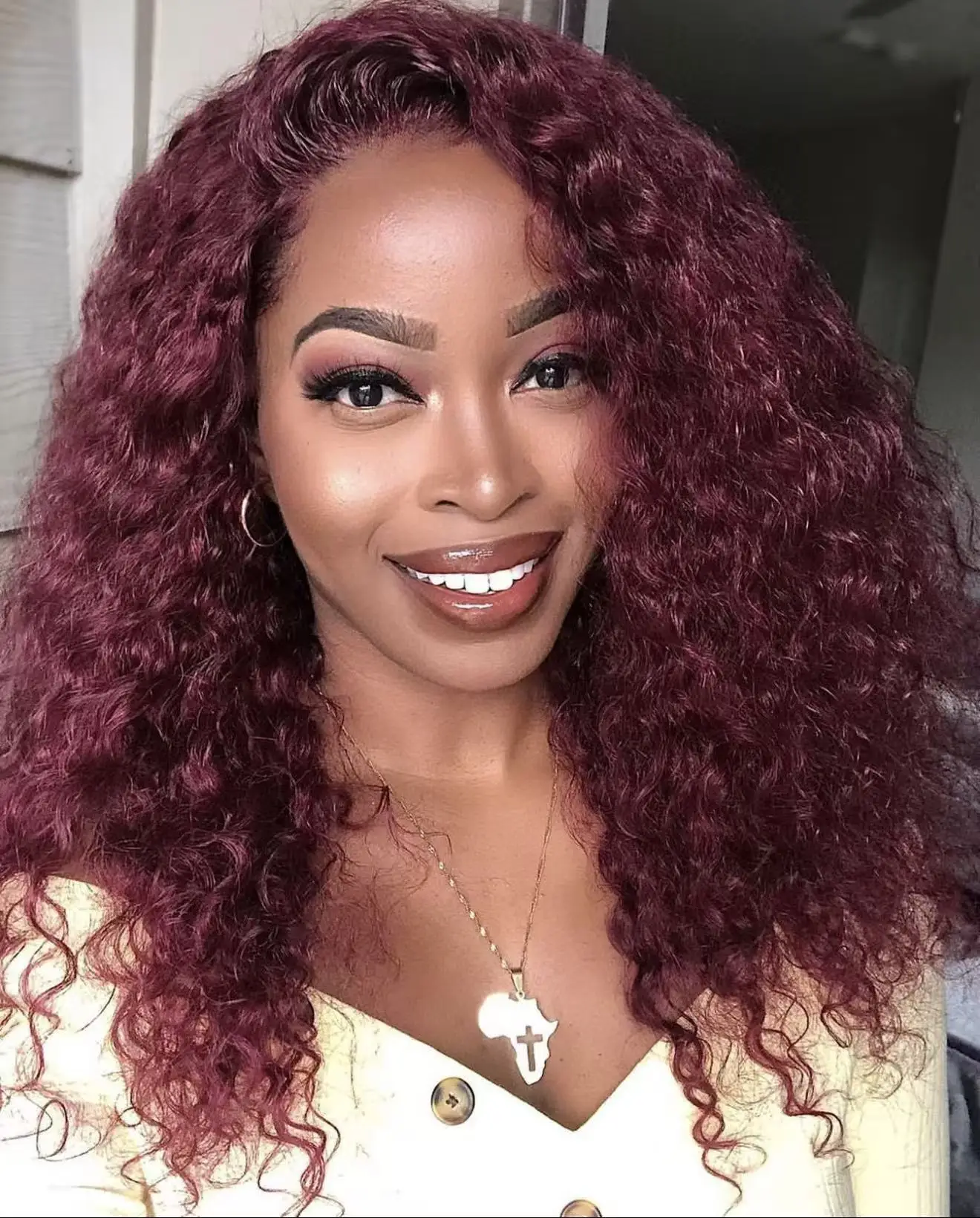 200% High Density 40 Inches Long-length 13x6 13x4 HD Transparent Lace Frontal Wig Deep Wave Wine Red Human Hair Wigs 99J Burgundy Pre Plucked For Women Brazilian Hair