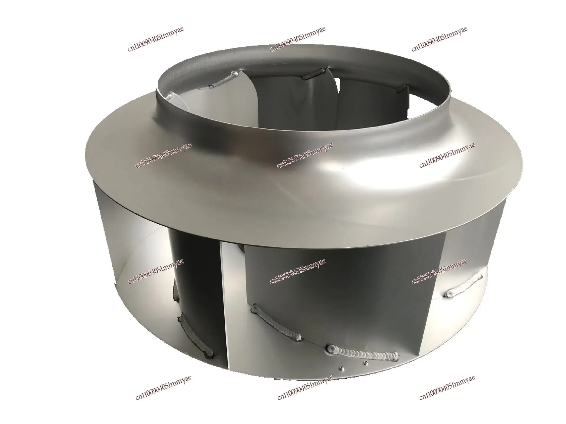 

Air Compressor Wheel Aluminum Alloy Fan Blade Scimitar Type Axial Flow Fan Air Blade 304 Stainless Steel Fan Accessories 400mm