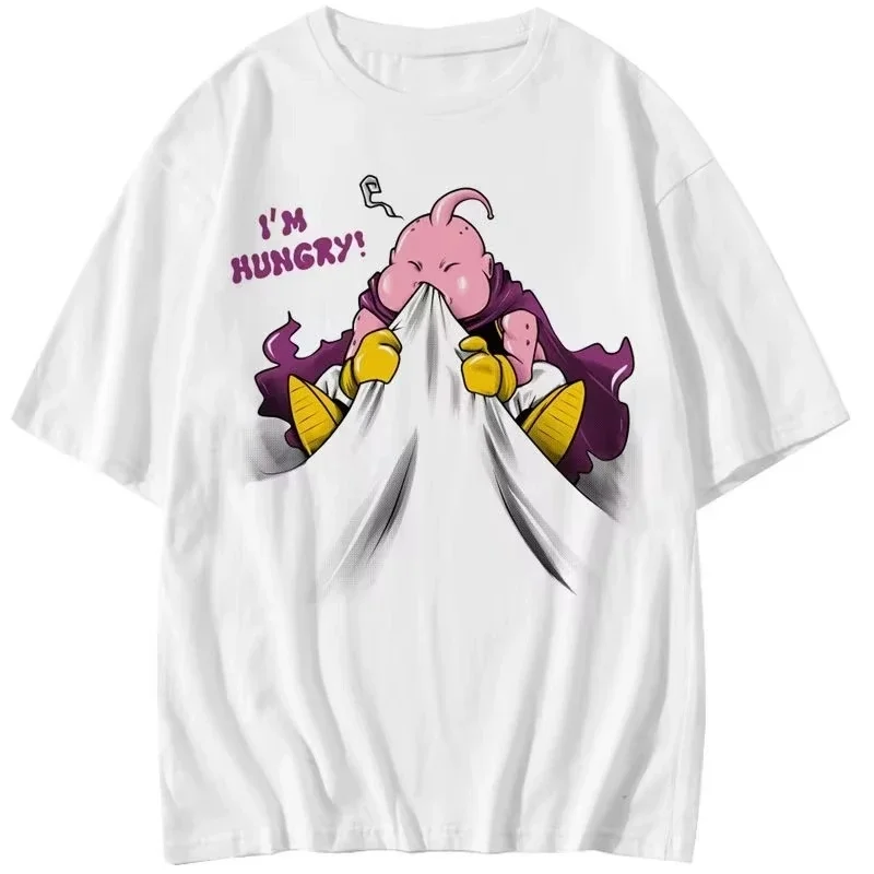 

2026 Dragon Ball Anime Cotton T-shirt, Men's Summer New Loose Edition, Cotton Casual Street Clothing