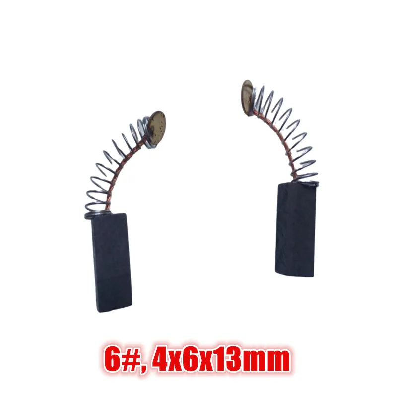 Imagem -02 - Escova de Carbono para Motor Elétrico Ferramenta Super Elétrica Martelo Elétrico Rebarbadora 10 Pares
