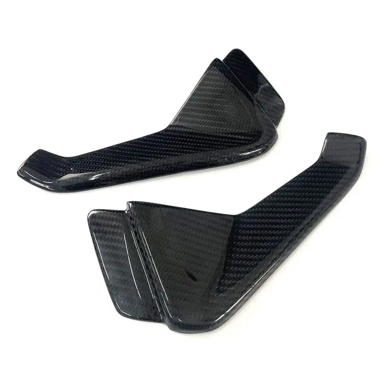 Real Carbon Fiber Motorcycle Naked Front Spoiler Winglet Aerodynamic Wing Kit Spoiler For Aprilia RS660