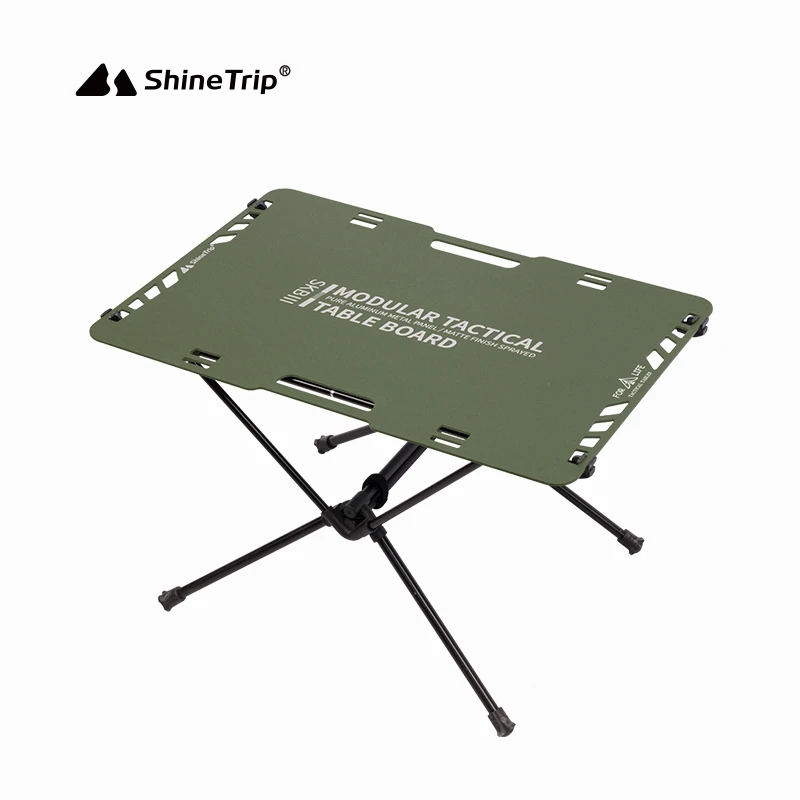 

Outdoor Camping Tactical Table 3mm Aluminum Alloy IGT Table Lightweight Folding Barbecue Picnic Splicing Camping Table With Bag