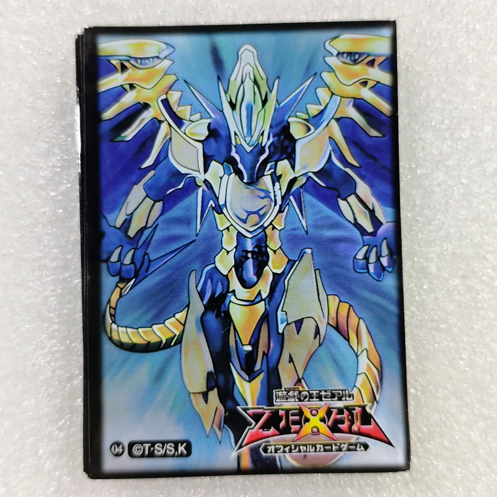 50PCS/PACK Yugioh Hieratic Dragon King of Atum Card Sleeves Yu-Gi-Oh! TCG OCG Trading Cards Protector Case Cover