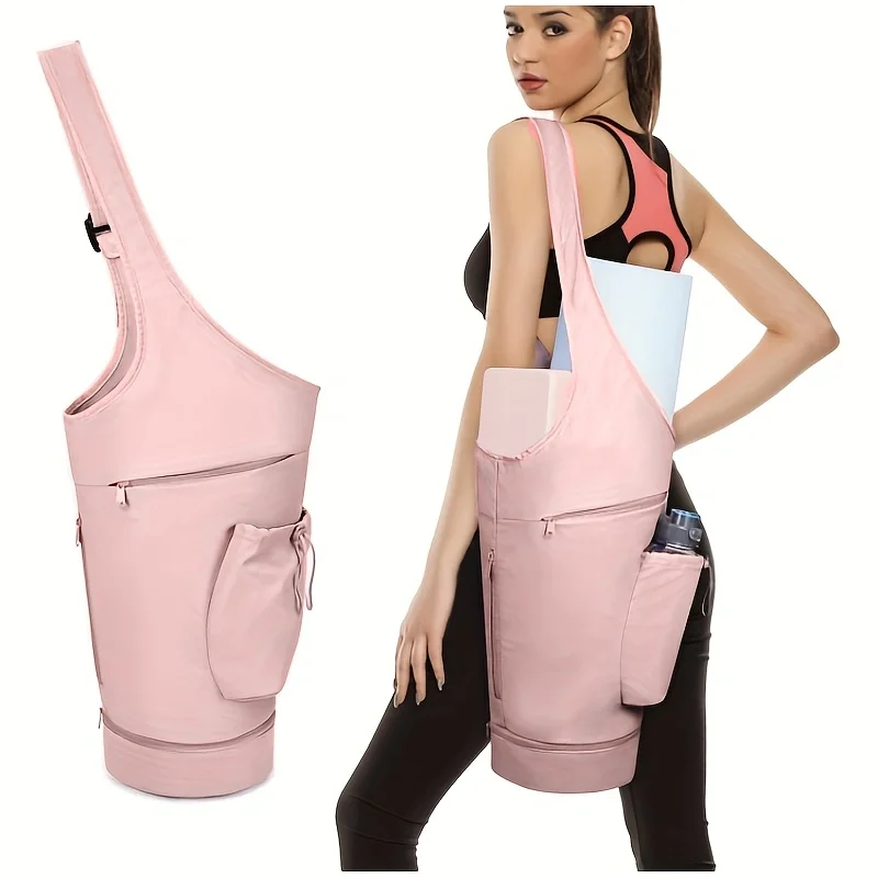 

Рюкзак для фитнеса и тренировок, ручная сумка для коврика для йоги с большим отверстием, регулируемые лямки, большая вместительная модная сумка для йоги и фитнеса