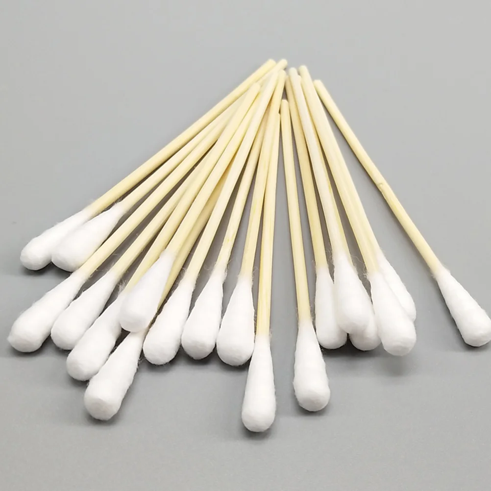 500 PCS Alcohol Cotton Swabs Precision Instruments Cleaning Boxed Stick Bamboo Multi-purpose