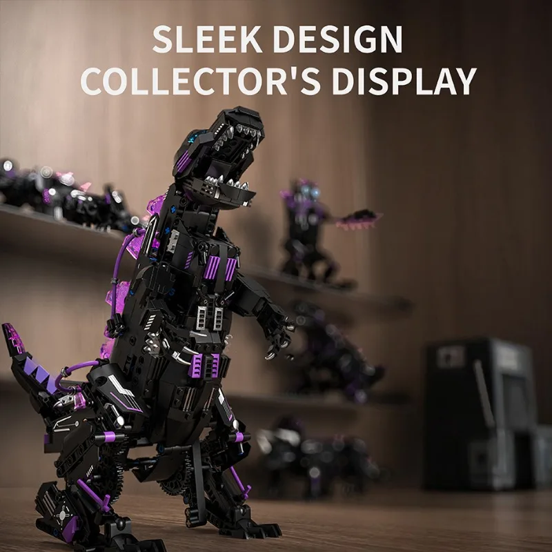 5 IN 1 Technische Transformation Mechanische Beast Dinosaurier Bausteine MOC Stadt APP RC Triceratops Krokodil Roboter Ziegel Spielzeug Kind