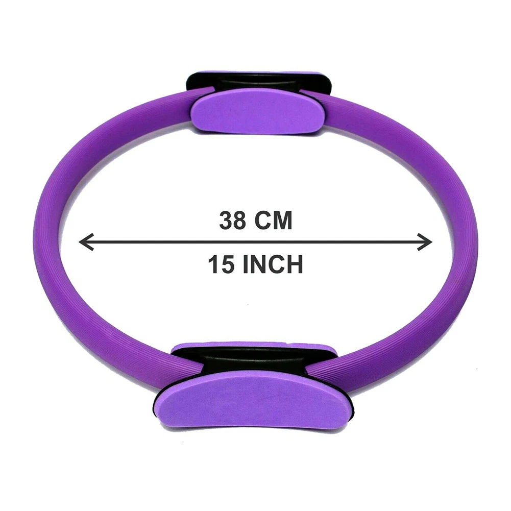 Pilates Circle Yoga Fitness Ring Circle Home Gym Workout Pilate Accessories Exercise Resistance Elasticity Yoga Fitness Ring