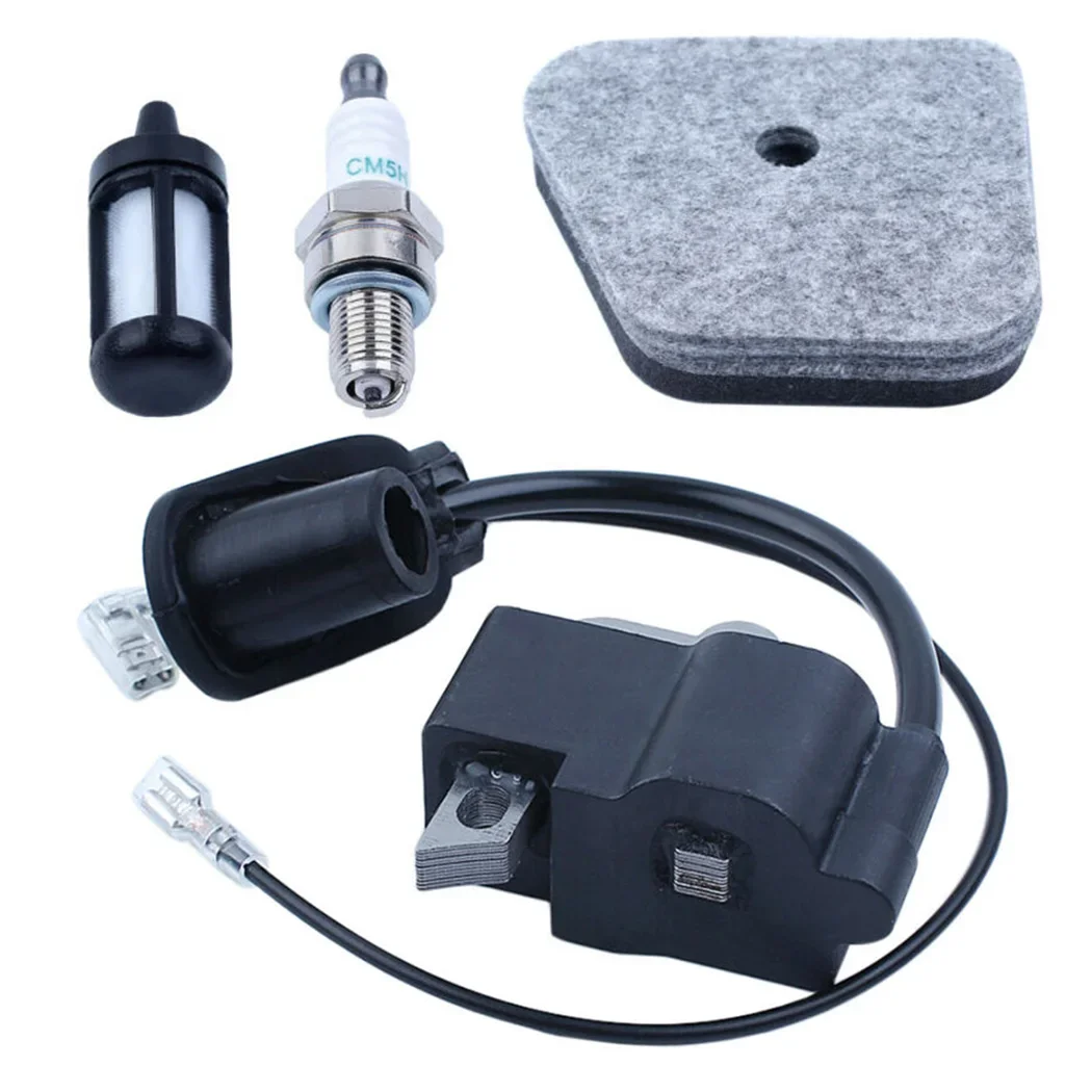 Replacement Parts Ignition Coil and Air Filter Assembly Compatible with Multiple Trimmer Models including KM Series