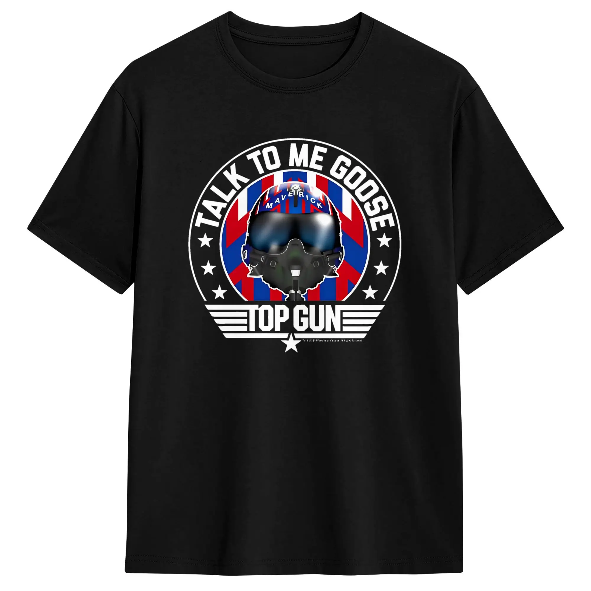 Men Women Top Gun Talk To Me Goose Maverick Stars Stripes Movie T Shirt  100% Cotton Tops Vintage Short Sleeve O Neck Tee Shirt
