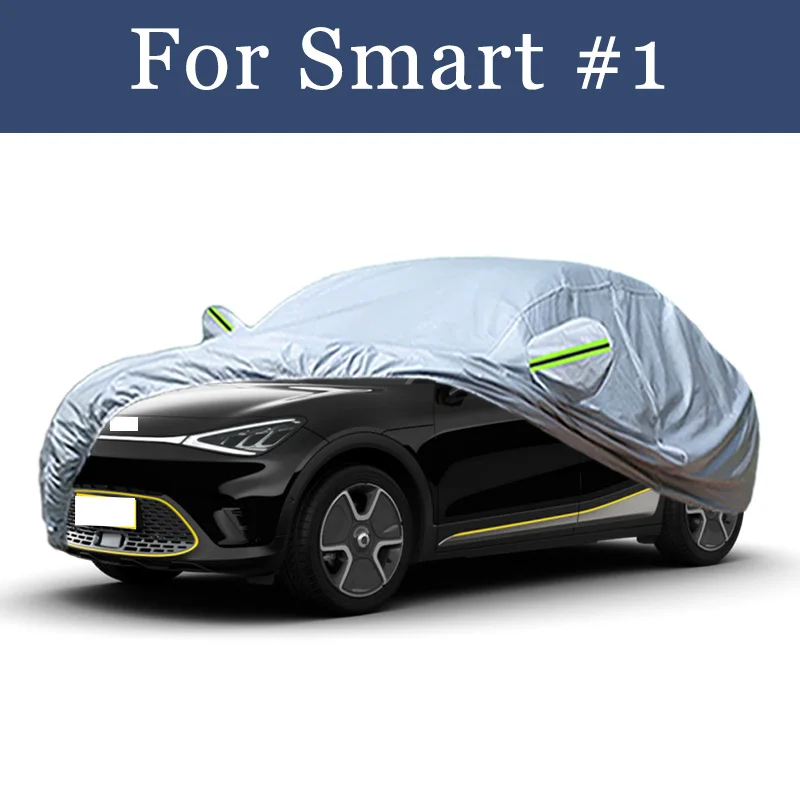 

For Smart #1 Car Cover Waterproof Dustproof Car Cover UV Protective Car Cover Exterior Snow Protection Covers Car Accessories