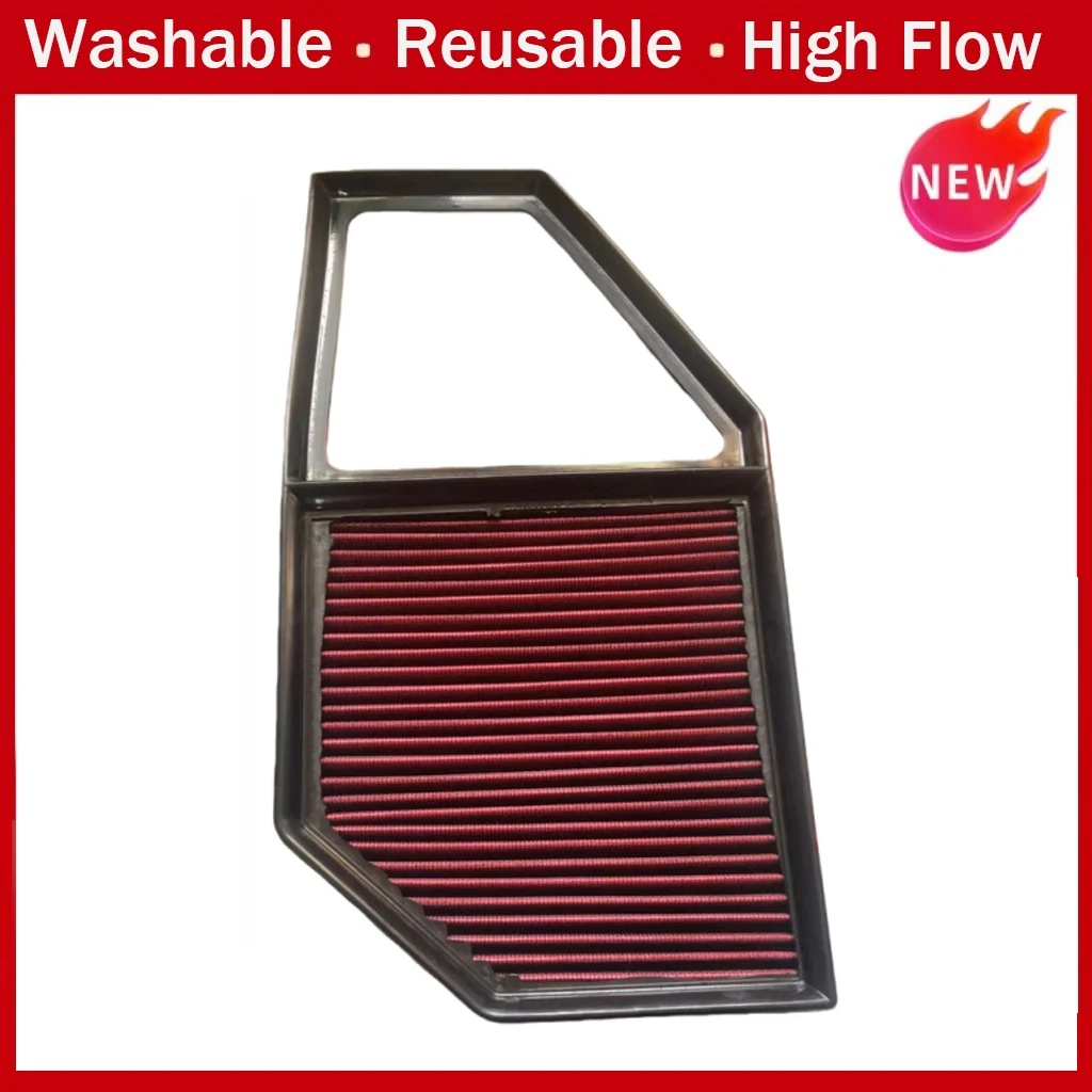 Filtro de aire de alto flujo para coche para WULING HONGGUANG V 1.5L 2019-2022 CONFERO CHEVROLET TORNADO VAN 24552164 lavable reutilizable