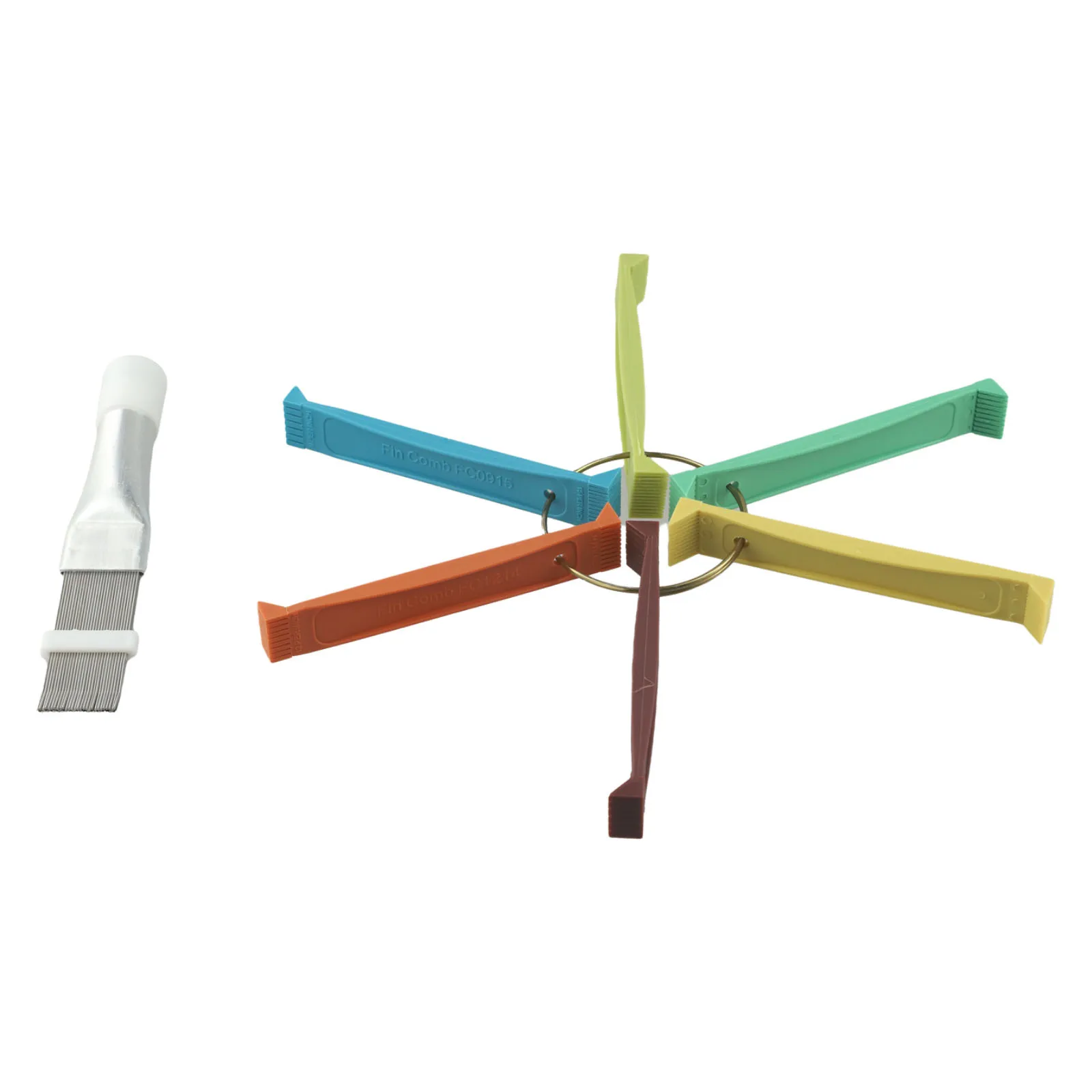 2pcs Cooler Repair Combs Air Conditioner Fin Kits Plastic + Metal Sets Solid Sturdy Tools Waterproof For Condenser