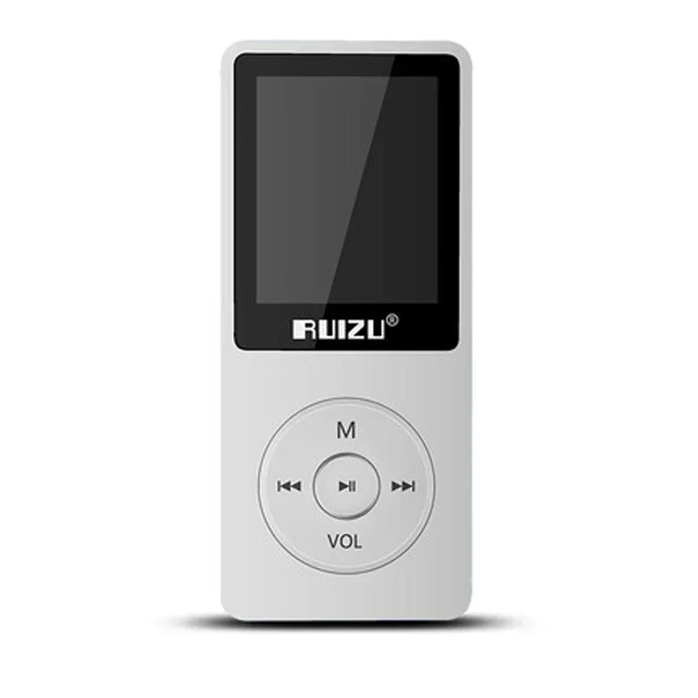 مشغل MP3 الأصلي RUIZU X02 مع شاشة 1.8 بوصة يمكنه تشغيل 100 ساعة، 8 جيجابايت مع FM، الكتاب الإلكتروني، الساعة، مشغل موسيقى سوني ووكمان البيانات