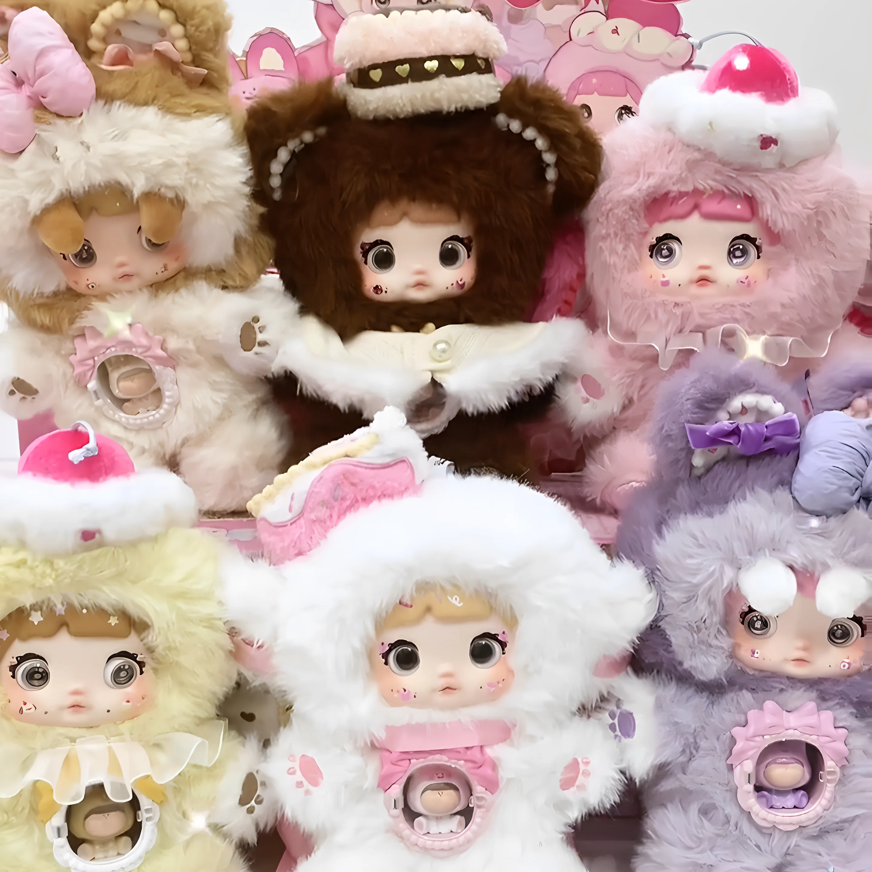 

Genuine Nommi Sweetheart Blind Box Glue Doll Pendant Doll Cartoon Cute Peripheral Trendy Toy Cute Collection Toy Gift