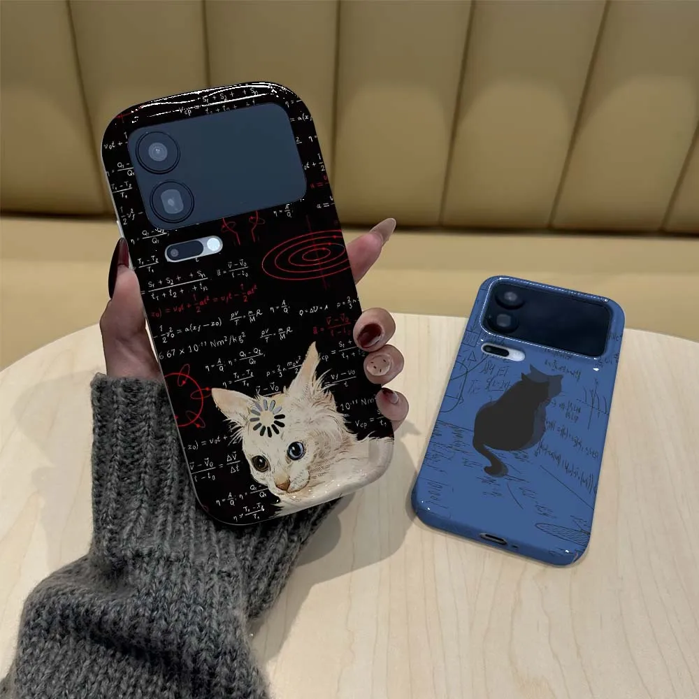 

Cartoon Cat Looking Formula For Redmi Note 11 11S 11T 12 12S 12T 13 14 15 SE Pro Plus Speed 5G Wave Oil Film Phone Case