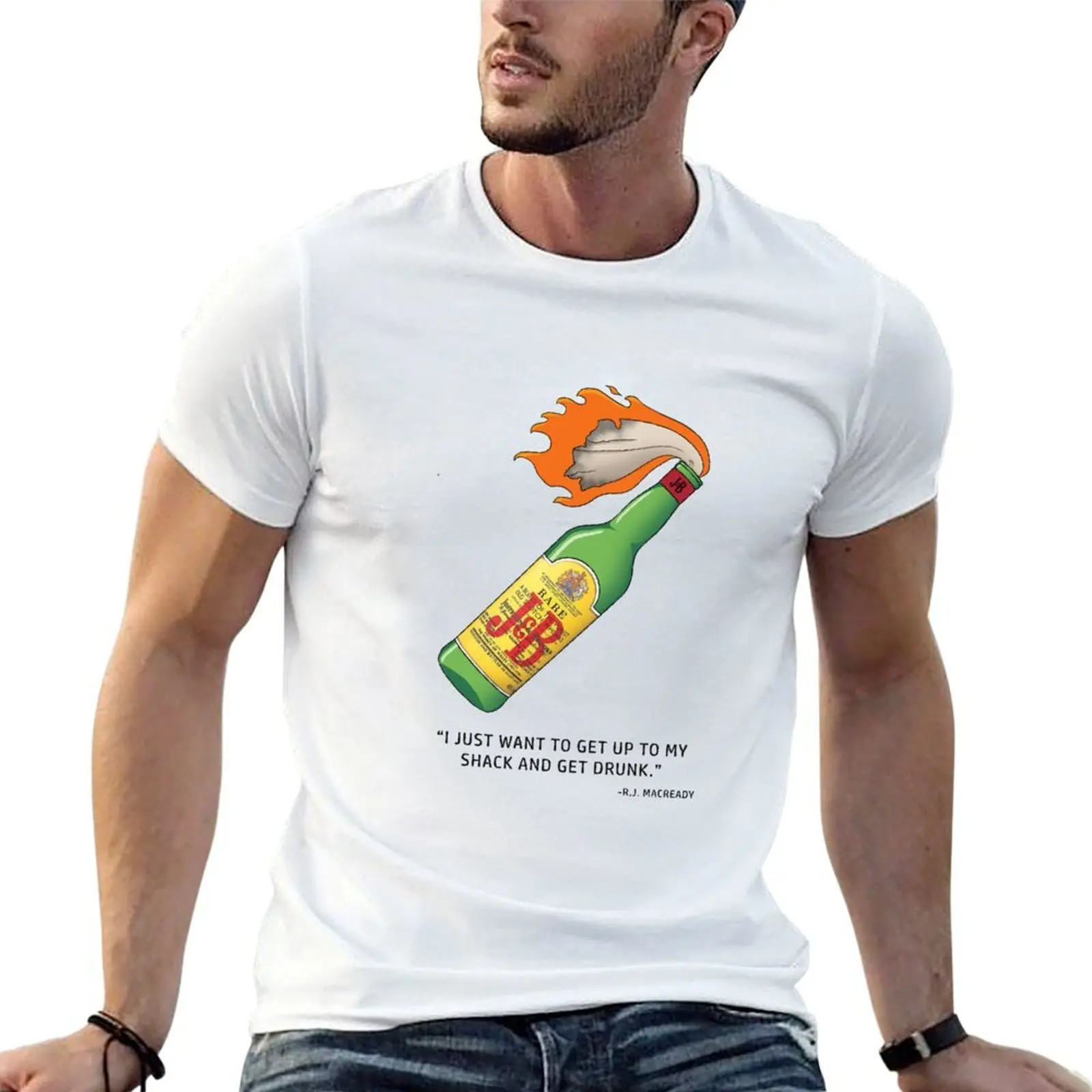 

The Thing (MacReady) T-Shirt mens graphic t shirts men t shirt cotton 100% T-Shirt