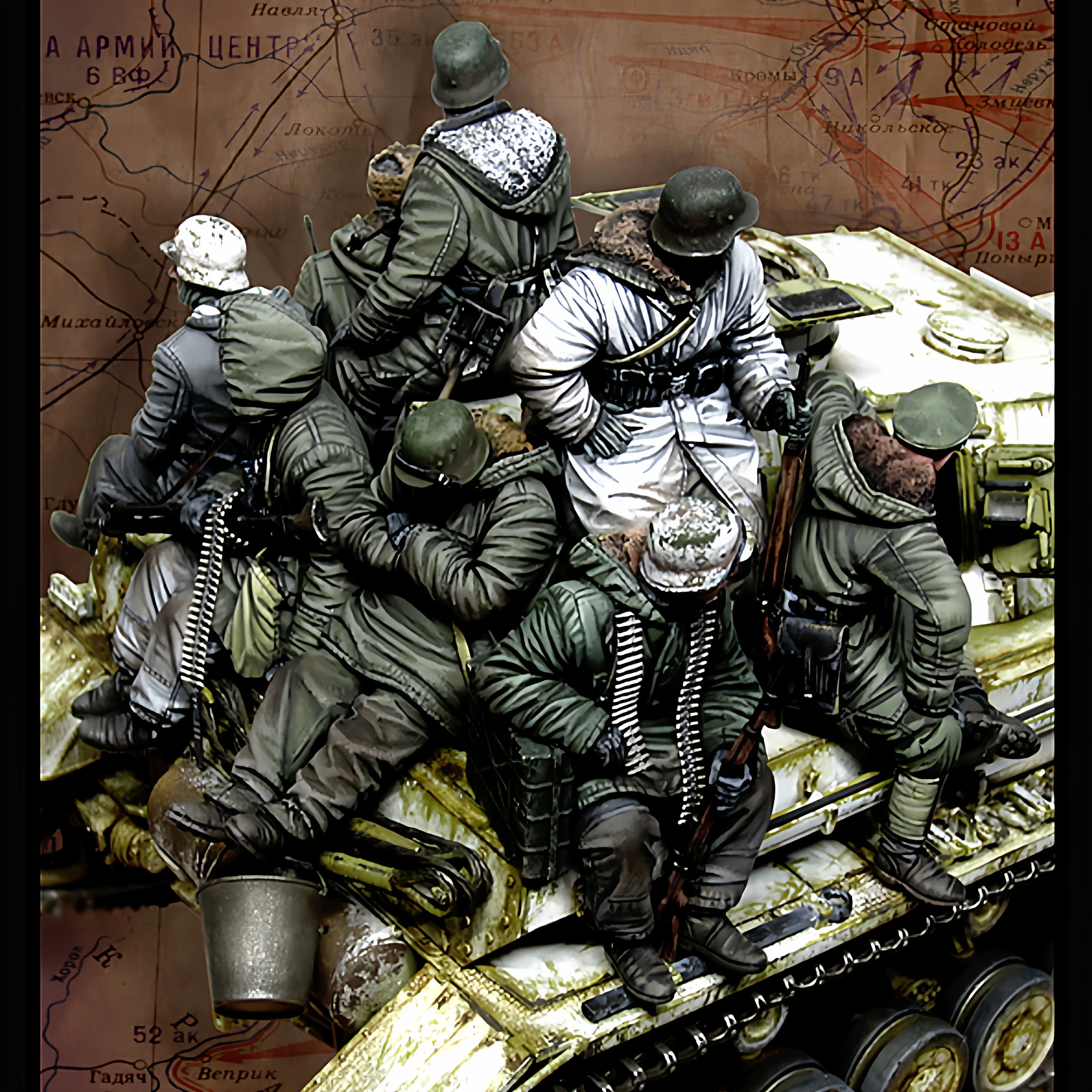 

1/35 Resin Soldier Kit (8 Soldiers) Colorless Self Assembly A-2157