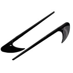2Pcs Car Side Fender Trim for Mercedes Benz E Class W213 C-Class W205 Refit E63S AMG Accessories Black