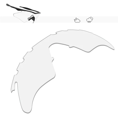 Imagen 2 del producto Lentes de gafas de sol de repuesto polarizadas Glintbay para calentador de montura Oakley M con ventilación, múltiples opciones