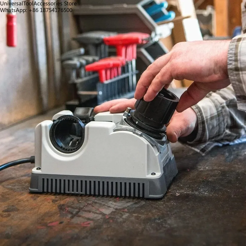 DD750X Electric Drill Bit Sharpener 3/32-3/4' High-Speed Portable for Steel Masonry Carbide Tool for Home Improvement 2