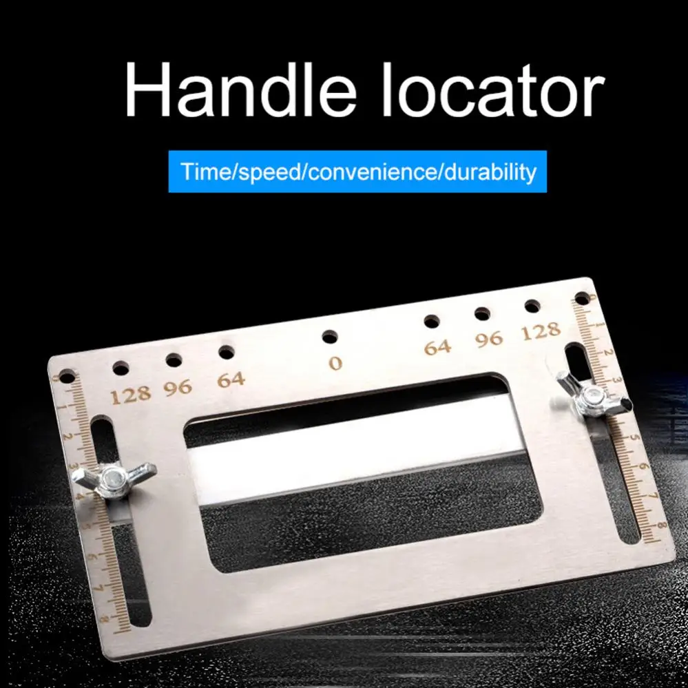 Localizzatore di apertura della maniglia in acciaio inossidabile per maniglie dell'armadio della porta localizzatore di punzoni strumento di misurazione dell'anello di arresto del dispositivo dell'hardware dell'armadio