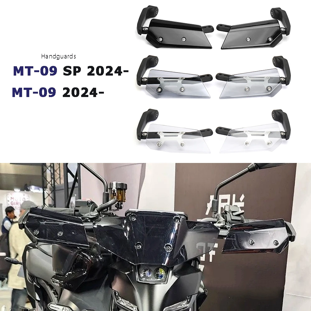 

For YAMAHA MT-09 MT 09 mt09 MT09 SP 2024 2025 New Handguard Bracket Motorcycle Hand Handlebar Handle bar Guards Hand Guard