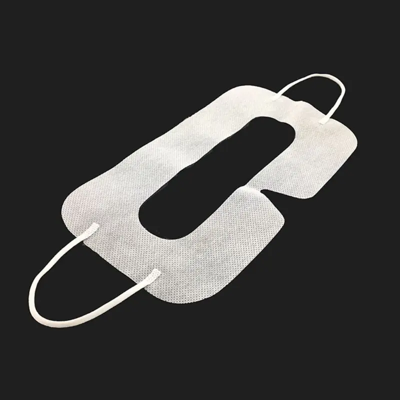 100 Pieces White Non-woven Fabrics Eye Pads Disposable 3D Glasses Isolation Anti-sweat for HTC Vive 3D Virtual Reality Dropship