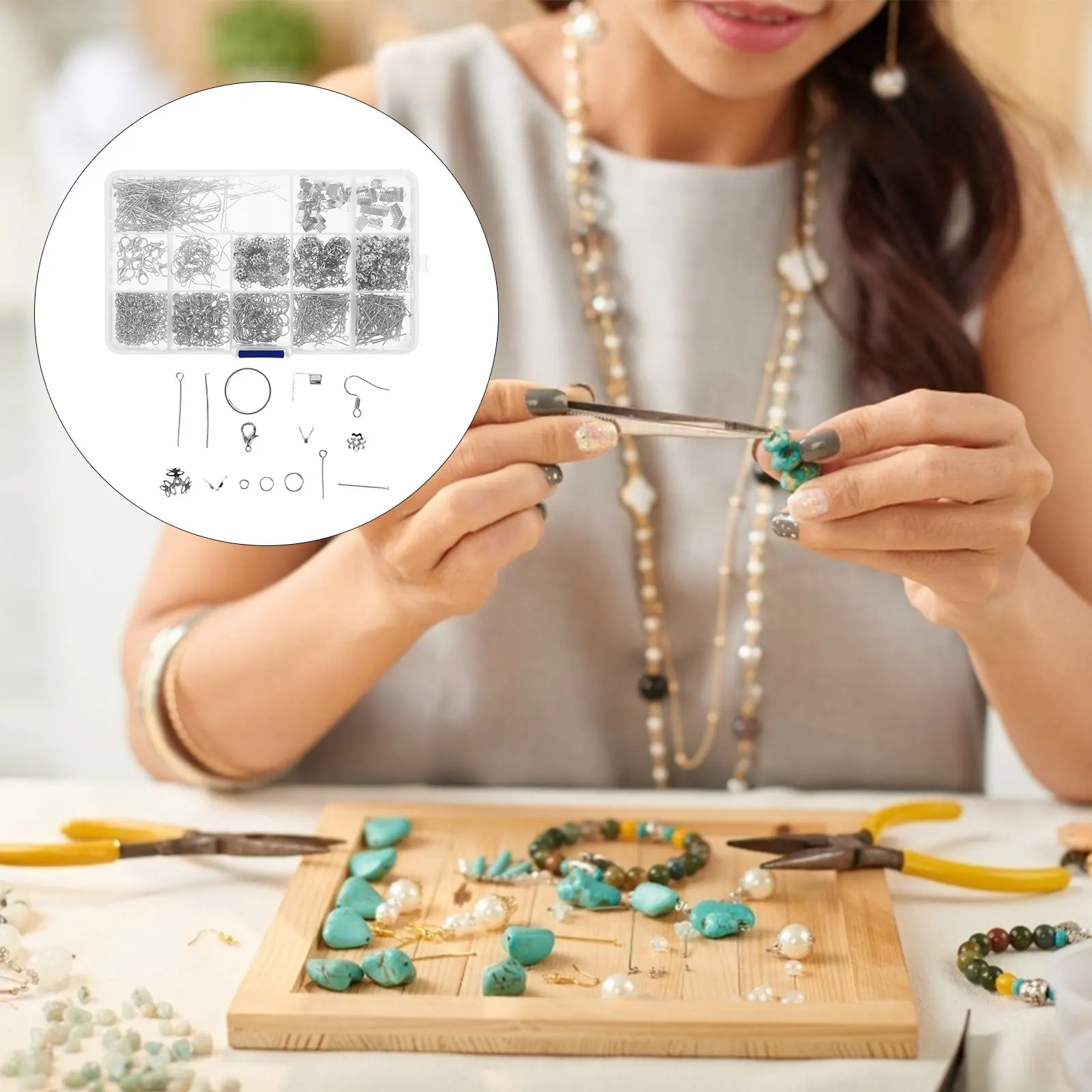 

1 Box Diy Accessories Durable Lightweight Earring Jewelry Making Hooks Ear Wire Hooks Eardrop Clasp Jewelry Findings Diy Earring