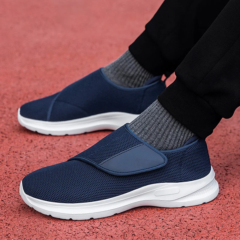 Homens inverno sapatos de caminhada de pelúcia quente mocassins planos ao ar livre preto tênis esportivos de fitness confortável tamanho grande 39-45