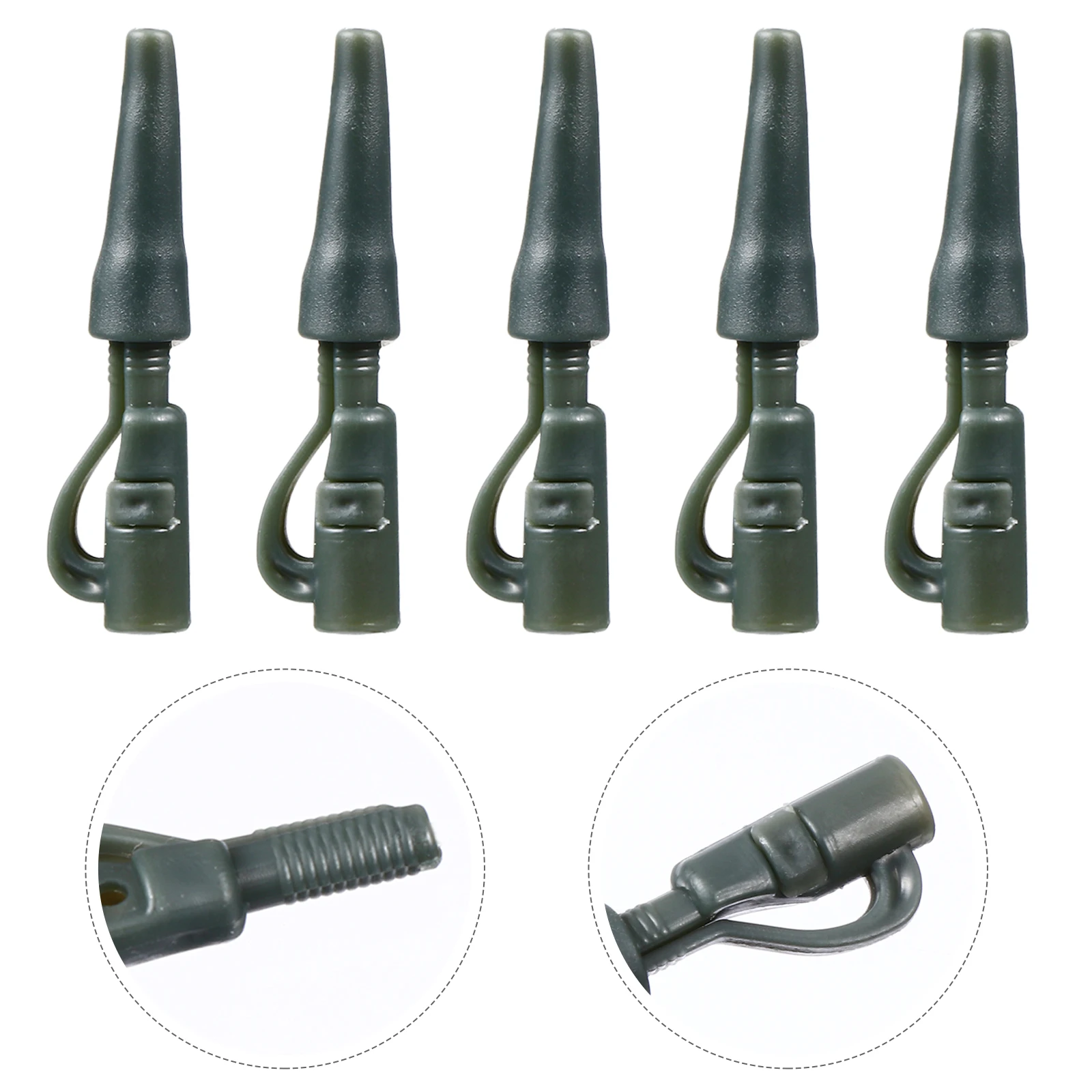 

50Pcs Fishing Line Retaining Clip Premium Material Portable Fishing Accessories Great Workmanship Fine Details