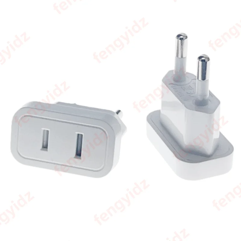 1-5PCS 4.0/4.8mm Power Plug Adapter US To EU Euro Europe Plug Power Plug Converter Travel Adapter Power Converter Outlet