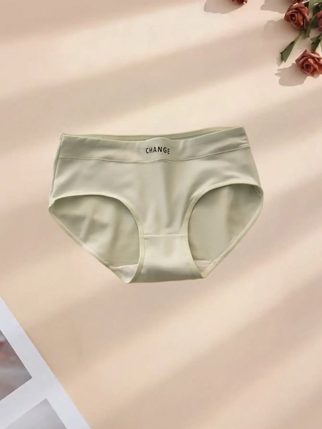 10Pcs Solid Color Cotton Briefs, Soft Comfort Everyday Basic Panties for Women，Summer shorts for women，Travel Essentials Bragas