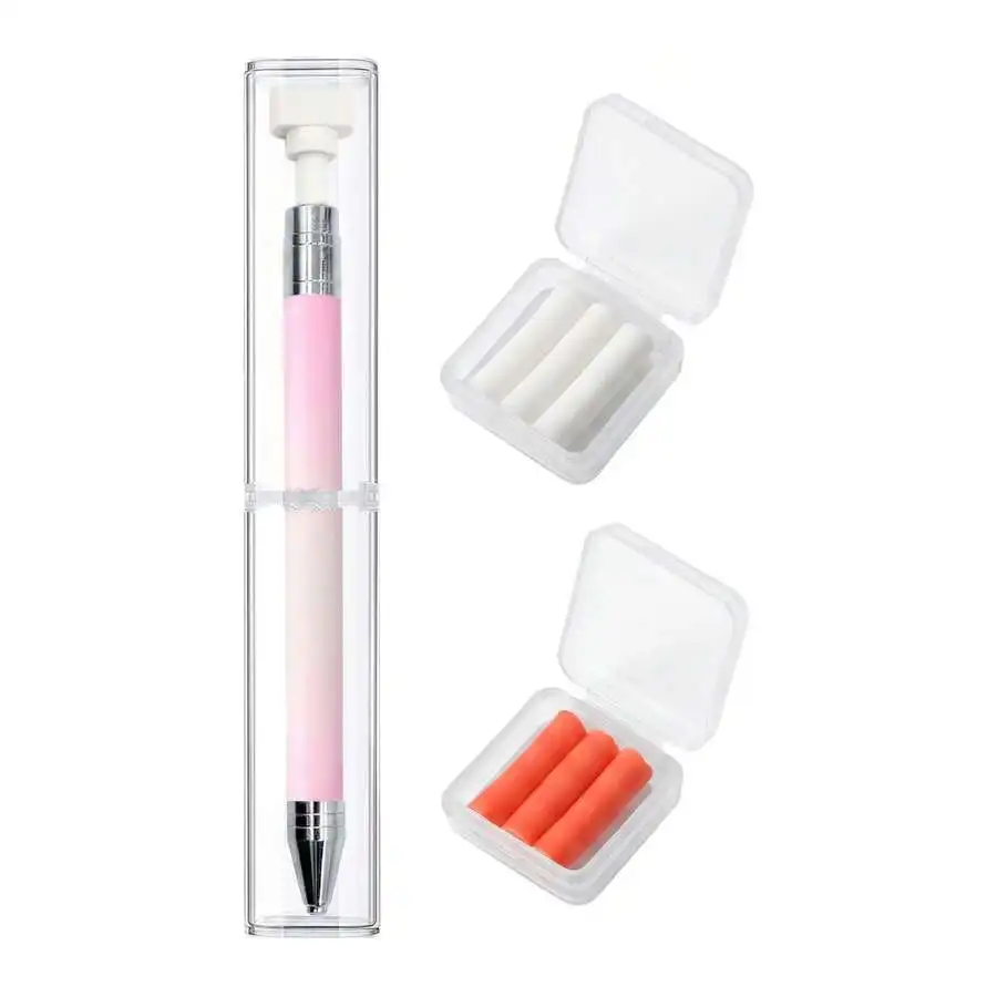 

DIY Bead Pen Tool For Nail Art Rhinestone Placement Diamond Painting Dotting Tool With Replacement Tips
