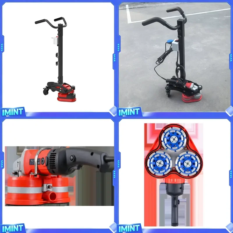 Flying Fish Hand Hold Grinder 10inch Concrete Grinding Machine 3 Heads Quality Manufacturer 110V/220V