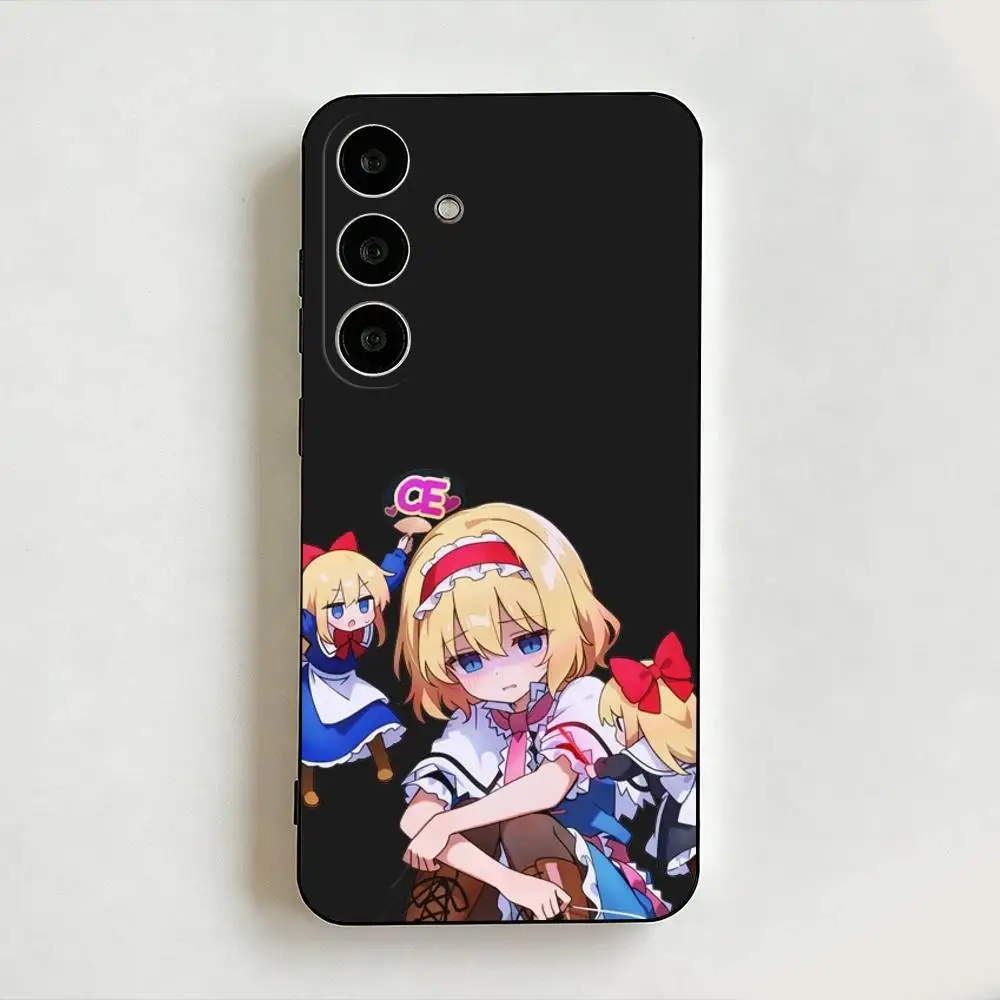 Alice Margatroid TOUHOU  Black Shell Phone Case For Samsung Galaxy A73,A72,A71,A70,A53,A52,Cover Others Soft