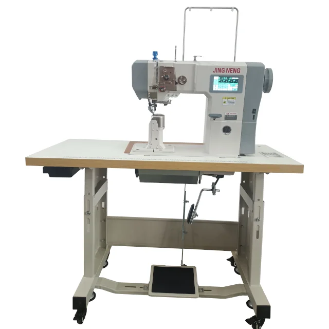 

For Single Needle Computer Sewing Machine With Stepper Motor Automatic Thread Cutting Back Tracking Presser Foot For Shoe Making