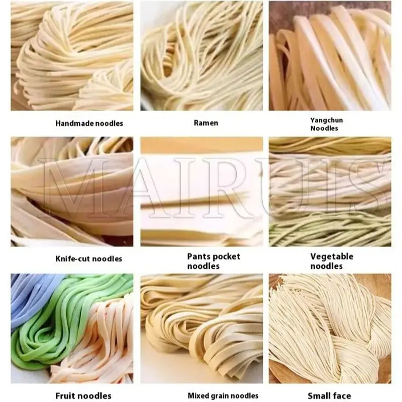 ماكينة صنع المعكرونة الطازجة الأوتوماتيكية بالكامل ماكينة صنع المعكرونة الكهربائية الصغيرة الحجم #6