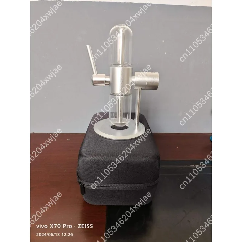 Mini Rotating Gravity Hookah Arabic Shisha Pipe Portable Glass Water Bong with Silicone Base for Party Home Outdoor Use view 6