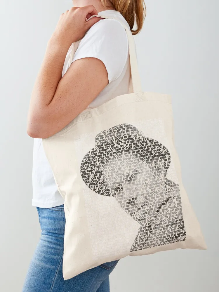 TOM-WAITS Tote Bag reusable shopping bag university shopper bag Customizable tote Eco