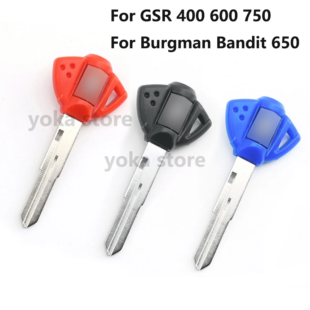 For SUZUKI Burgman Bandit 650 1200 Katana GSX 600F 650F GSR 400 600 750 GSR600 GSR750 Motorcycle Blank Key Embryo Uncut Blade