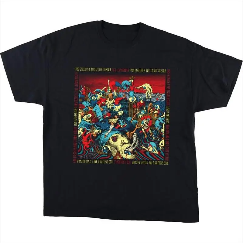 

Горячая футболка King Gizzard And The Lizard Wizard, новая мужская футболка S 234XL P964