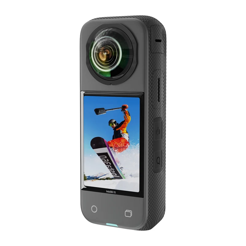 For Insta360 X3 Sports Camera Sticky Lens Guards Dual-Lens Anti-scratch Anti-fall Lens Protector Cap Guard Cover Accessories